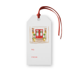 Holiday House Classic Gift Tag printed on White paper.
