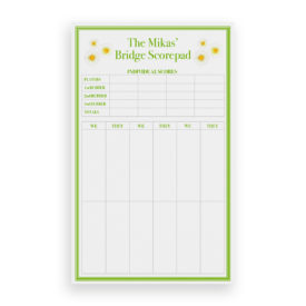 Daisies Bridge Scorepad