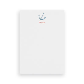 Anchor Classic Notepad printed on White paper.