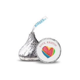 Colorful Heart candy sticker