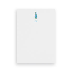 Tie image on a white notepad..
