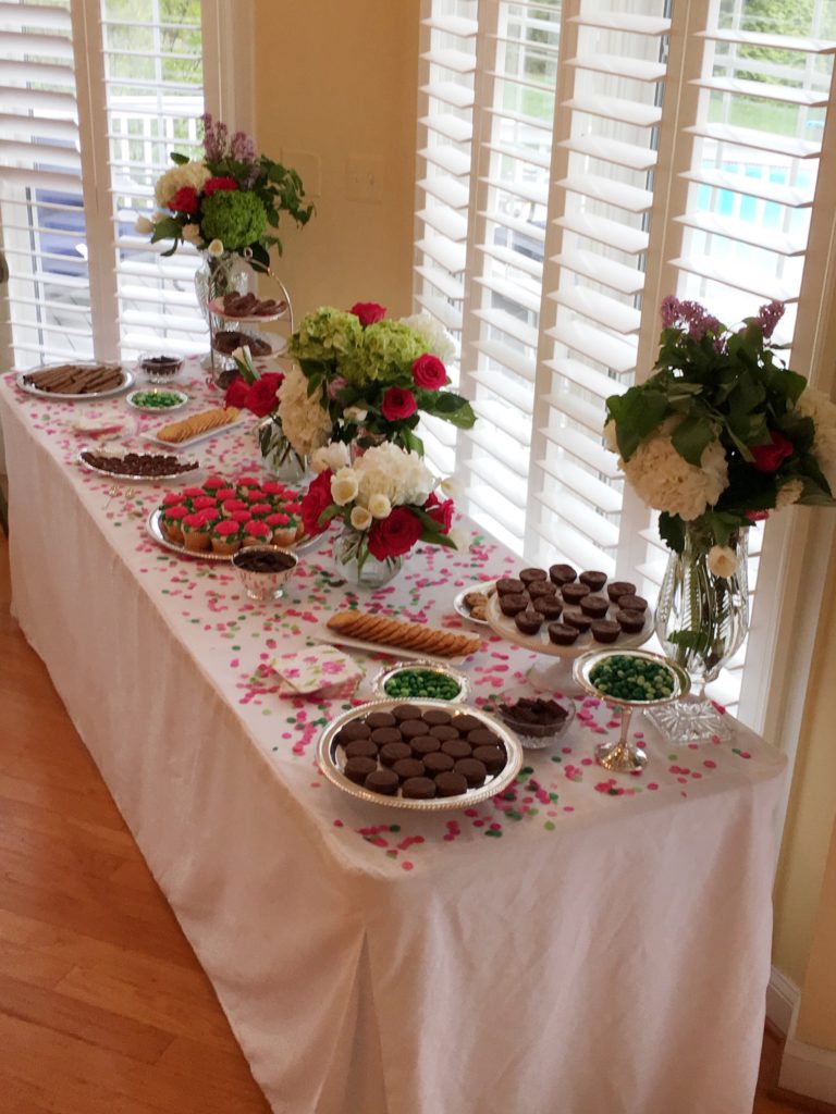 Dessert Table with a Kentucky Derby theme.